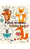 Funny Wildlife Coloring Book