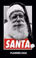 Santa Planner 2020: 140 Pages - 6 X 9 - Calender - Organizer - Weekly Planner - Monthly Planner - Daily Planner - Birthday Log - Phone Book - Small Size - Schedule - Sc
