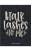 Talk Lashes To Me 2020 Planner