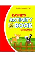 Zayne's Activity Book