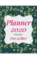 Planner 2020 for Writer