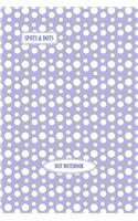 Spots & Dots - Dot Notebook: dot notebook- perfect for bullet journalling - 6x9 inches - A5 - 100 pages