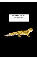 Leopard gecko Notebook: 110 Blank Lined Pages 6x9 Personalized Customized Notebook Gift For Leopard Gecko Reptile Owners and Lovers - Gift Idea For Friends and Family