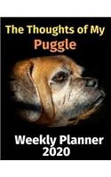 The Thoughts of My Puggle: Weekly Planner 2020