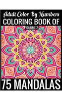 Adult Color By Numbers Coloring Book of Mandalas Volume 2