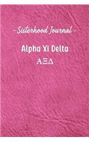 Sisterhood Journal Alpha Xi Delta