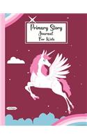 Primary Story Journal For Kids-Unicorn