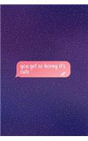 You Get So Horny It's Cute