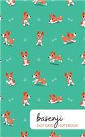 Basenji Dot Grid: 200 Page Notebook