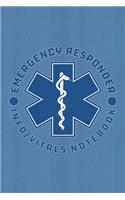 Emergency Responder Info/Vital Signs Journal