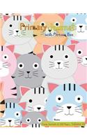 Primary Journal with picture box: Half page ruled, Grades K-2, Picture story block, (Volume 27) of funny animals &200 pages series; Improve creative by drawing the story in the pictu(27 Funny Animals &200 Pages)