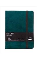 Monsieur Notebook - Real Leather A6 Turquoise Ruled