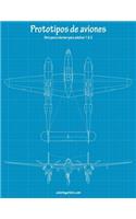 Prototipos de aviones libro para colorear para adultos 1 & 2