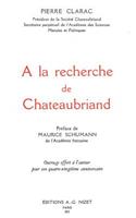 a la Recherche de Chateaubriand