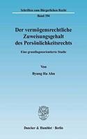 Der Vermogensrechtliche Zuweisungsgehalt Des Personlichkeitsrechts