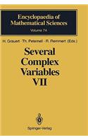 Several Complex Variables VII