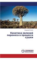 Kinetika Yavleniy Perenosa V Protsesse Sushki: (Russian)