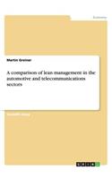 A comparison of lean management in the automotive and telecommunications sectors