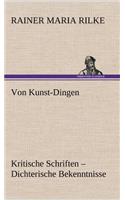 Von Kunst-Dingen: (German)