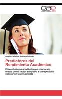 Predictores del Rendimiento Academico