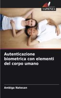 Autenticazione biometrica con elementi del corpo umano