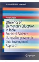 Efficiency of Elementary Education in India