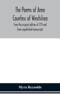 poems of Anne Countess of Winchilsea