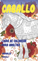 Libro de colorear para adultos - Mandala - Animales - Caballo