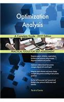 Optimization Analysis A Complete Guide - 2019 Edition