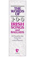 Words of 100 Irish Songs and Ballads