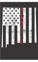 Notebook: Dot Grid Dotted 6x9 120 Pages New Mexico Vintage Retro USA Flag America Merica 4th Of July