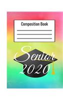 Composition Book Senior 2020