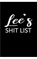 Lee's Shit List