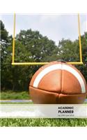 Academic planner July 2019-June 2020: American Football Monthly Calendars with Holidays, Planner Schedule Organizer July 2019-June 2020 Time Management 52 week for family friends teacher