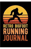 Retro Bigfoot Running Journal