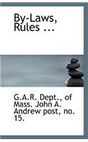By-Laws, Rules ...