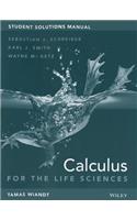 Student Solutions Manual to Accompany Calculus for Life Sciences, 1e