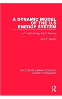 A Dynamic Model of the US Energy System
