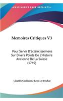 Memoires Critiques V3