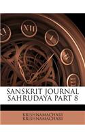 Sanskrit Journal Sahrudaya Part 8