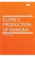 Clune's Production of Ramona: (English)