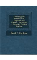 Genealogical Research in England and Walesw_language=