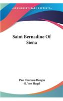 Saint Bernadine Of Siena