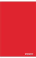 Classic Mole Notebook - Solid Red Cover