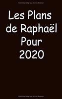 Les Plans de Raphaël Pour 2020: Carnet De Notes Ou Journal Intime, Cadeau Original Pour un Anniversaire, Noël... Format (15.25 x 22.86 cm)