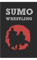 SUMO WRESTLING Lined Notebook