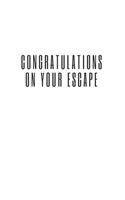 Congratulations on your escape: Going away Gift for Coworker / Colleague leaving Gifts - Blank Lined Composition Notebook, Journal & Planner