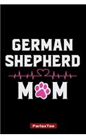 German Shepherd Mom: German Shepherd Dog Composition Notebook Blank Lined Journal Diary For Pet Dog Lover and Owners 100 Pages Size 6*9