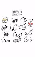 Cartoon Eye Collection Dot Grid Notebook