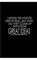 I Know The Voices Aren't Eal, But Man Do They Come Up With Some Great Ideas